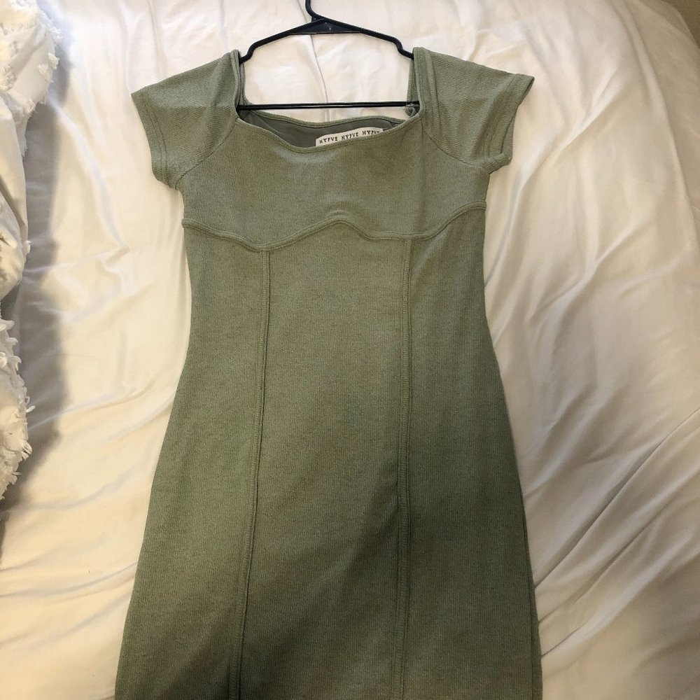Olive mini dress